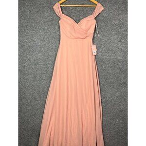 NWT Birdy‎ Grey Bridesmaid Dress Spence Rose Quartz Women SZ XS